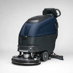 Lavadora automática de piso compacta